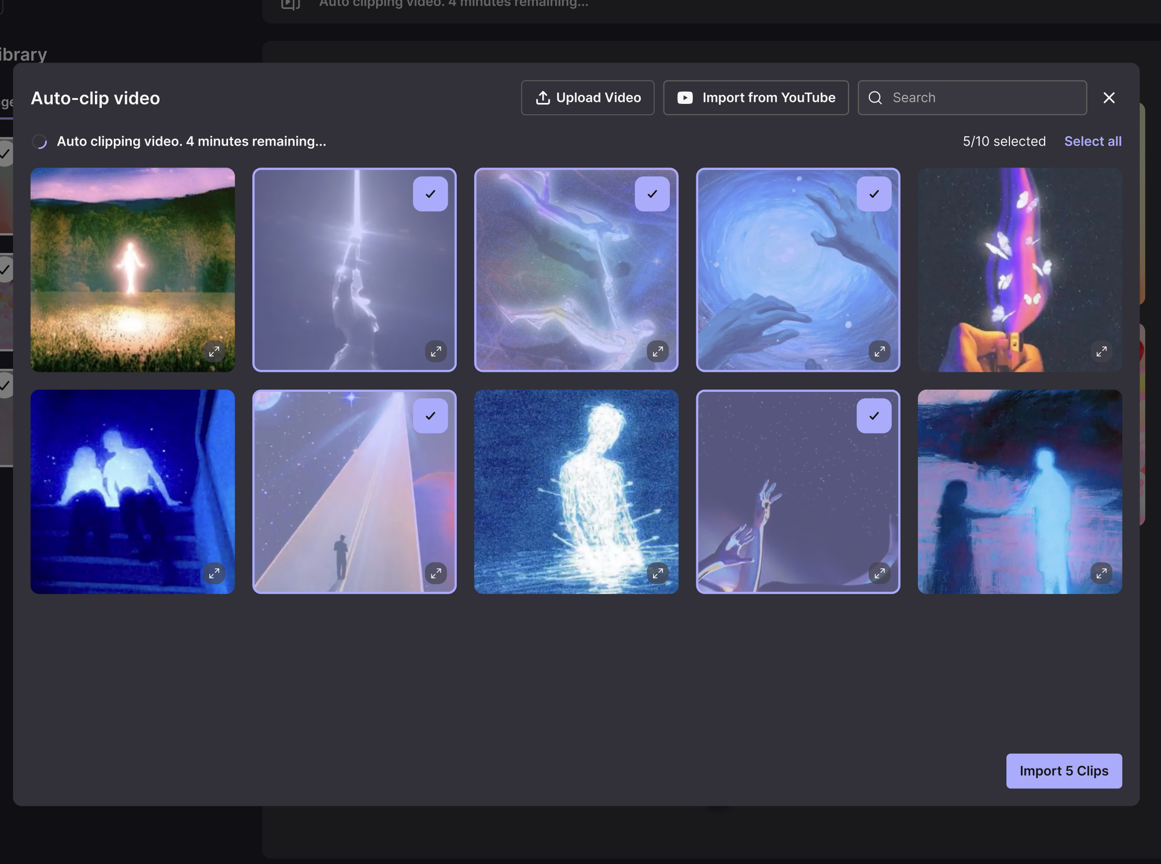 auto clip extraction